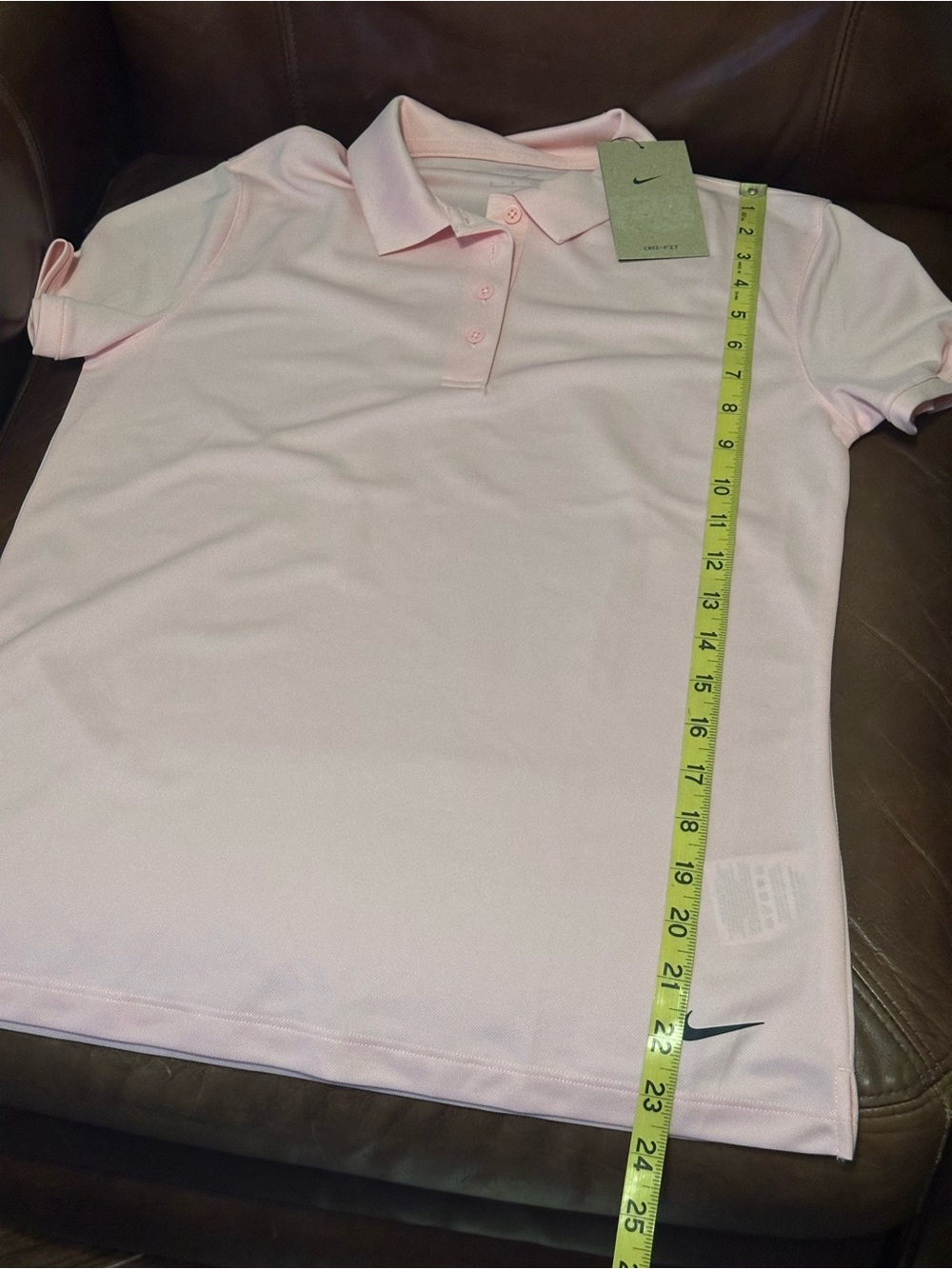 Nike | Dri-Fit “Victory” Golf Polo - Medium Soft Pink - Women’s Small - Picture 6 of 7